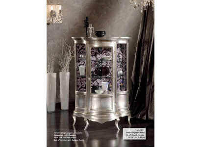 Vitrinen Glas Schrank Vitrine Wohnzimmer Holz Anrichte Luxus Möbel Regal Neu