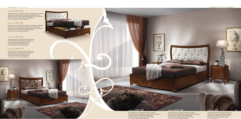 Schlafzimmer Bett Nachttisch Betten Garnitur Holz Bettrahmen Luxus Neu Set 3tlg.