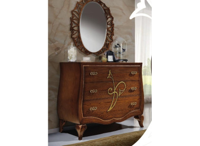 Kommode Schrank Luxus Kommoden Schrank Regal Konsole Möbel Holzschrank Spiegel