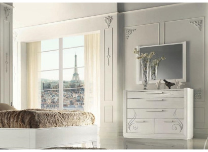 Kommode Spiegel Kommoden Holz Modern Schränke Konsole Schränke Italien Set 2tlg.