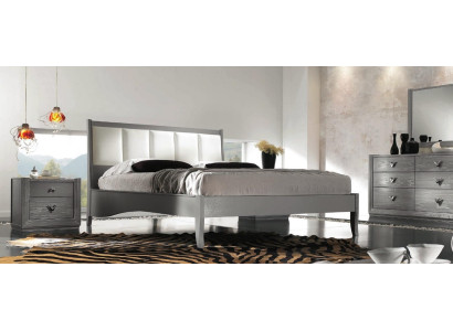 Schlafzimmer Bett Nachttisch Betten Holz Gruppe Doppel Design Garnitur Set 3tlg.