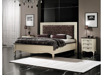 Schlafzimmer Bett Nachttisch Doppelbett Polster Betten Set Gruppe Garnitur 3tlg.