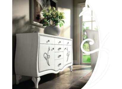 Kommode xxl Anrichte Schrank Luxus Kommoden Schrank Regal Konsole Möbel Neu