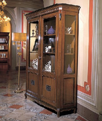 Möbel Echtes Holz Sideboard Designer Luxus Holz Vitrine Anrichten Italienische