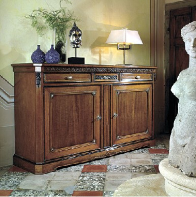 Italienische Möbel Wohnzimmer Holz Möbel Neu Sideboard tv Lowboard rtv Schrank