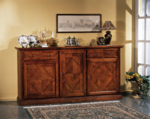 Kommode Schubladen Holz Sideboard Schrank Schränke Massiv Kommoden Wohnzimmer