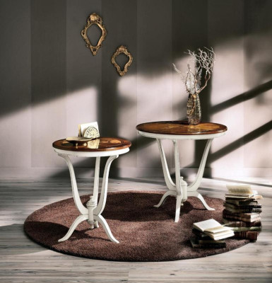 Beistell Tische Wohnzimmer Rund Kaffee Couchtisch Luxus Design Couch Tisch Neu
