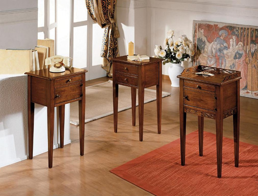 Telefontisch Konsolen Tische Echtes Holz Kommode Sideboard Tisch Luxus Möbel Neu
