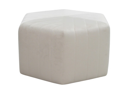 Stoff Fußhocker Ottomane Samt Sitzhocker Hocker Pouf Puff Sitzpouf Textil
