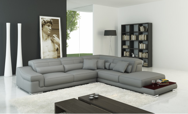 Multifunktions Relac Ecksofa Ledersofa Sofa Couch Polster Eck Sitz Garnitur