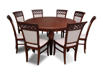 Esszimmer Tsiche Gruppe Esstisch Tisch Holz Garnitur 8x Stuhl Set Stühle 9tlg