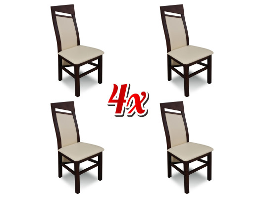 Designer Holz Textil Polster Stühle Gastro Esszimmer Stoff Set 4x Sessel Stuhl