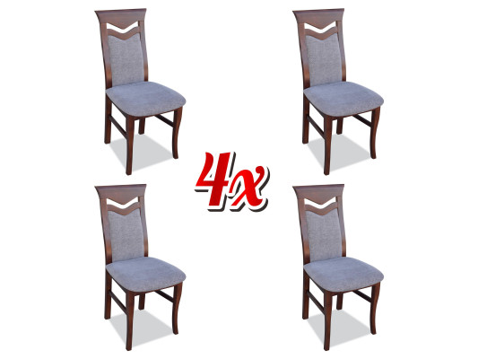 Design Lehn Garnitur Sessel Komplett Modernes Set Neu 4x Stühle Stuhl Polster