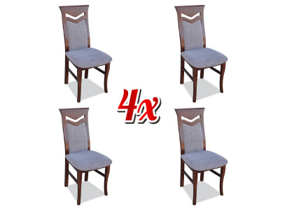 Design Lehn Garnitur Sessel Komplett Modernes Set Neu 4x Stühle Stuhl Polster