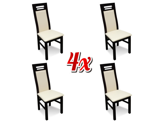 Garnitur Komplett K65 4x Designer Stuhl Set Esszimmer Textil Polster Sitz Stühle
