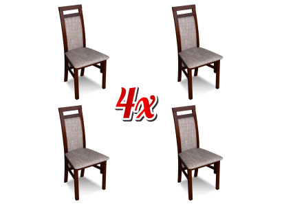 Modernes Stuhl Set Sitz Polster Garnitur Esszimmer 4x Stühle Küche Gruppe Neu