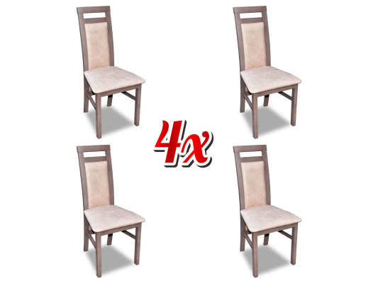 Modernes Stuhl Set Sitz Polster Garnitur Esszimmer 4x Stühle Küche Gruppe Neu