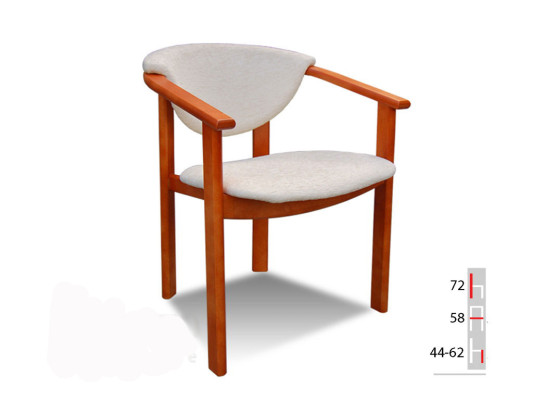 MASSIVHOLZ STUHL ESSZIMMERSTUHL DESIGNER KLASSISCH Weiß ARMLEHENSTUHL HOLZ