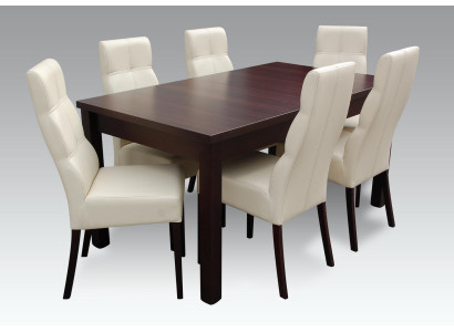 Essgarnitur Esstisch 6 x Stuhl Set Set Garnitur Tisch Essgruppe 7tlg. Tische Neu