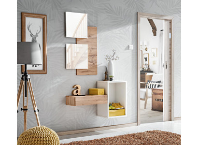 Design Set 4tlg Einrichtung Diele Moderne Design Wand Regal Neu Möbel