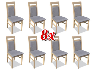 Garnitur Sessel Luxus Neu 8x Stühle Stuhl Polster Design Lounge Ess Sitz Gruppe