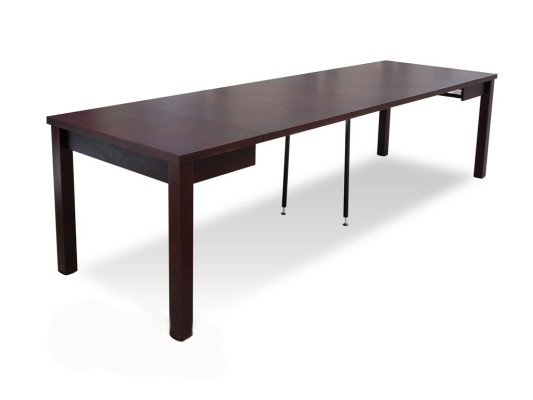 Tisch Esstisch Holztisch XXL Konferenztisch 90x90cm Ausziehbar 90x290 cm