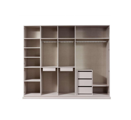 Grauer Schlafzimmer Kleiderschrank Luxus Schränke Holzschrank Möbel Schrank