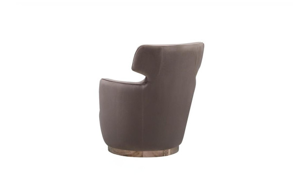 Sessel Stoff Sitzer Einsitzer Grau Clubsessel Ohrensessel Moderne