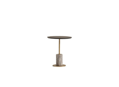 Beistelltisch Kaffeetisch Sofatisch Couchtisch Holz Braun Rund Tisch