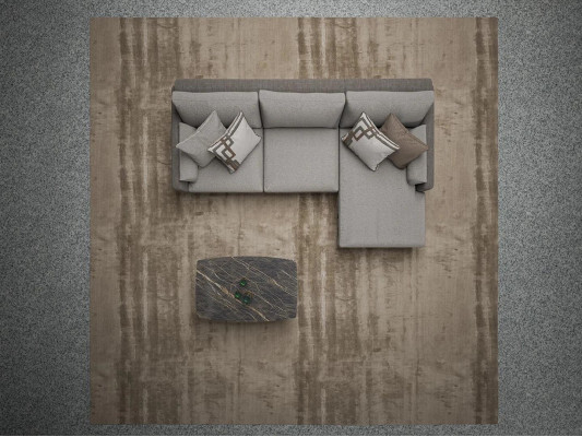 Modern Polstersofa L-Form Polstermöbel Wohnzimmer Luxus Sessel Neu Couchtisch