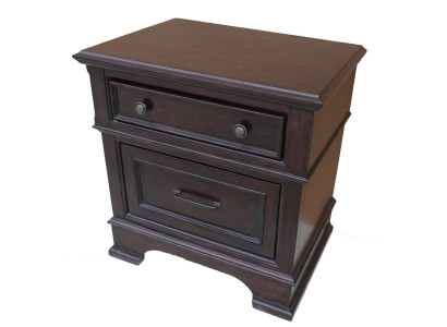 Designer Nachttisch Echtes Holz Nachttische Beistell Tische Schlafzimmer Luxus