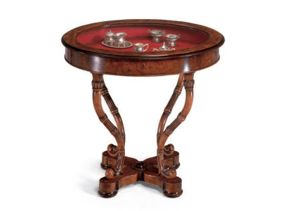 Couchtisch Holztisch Design Tische Italienischer Rundtisch Holz Beistelltisch