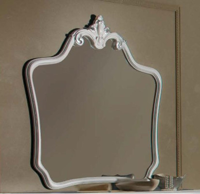 Klassischer Design Spiegel Italienische Wandspiegel Holz Stand Wand Italien Neu