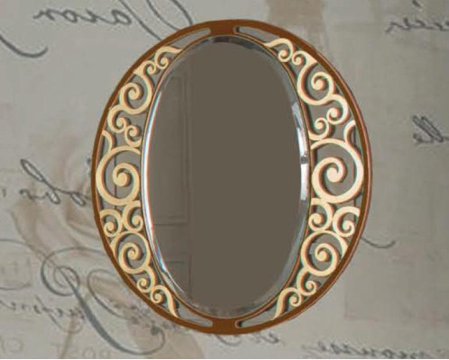 Klassischer Design Spiegel Italienische Wandspiegel Holz Stand Wand Italien Neu