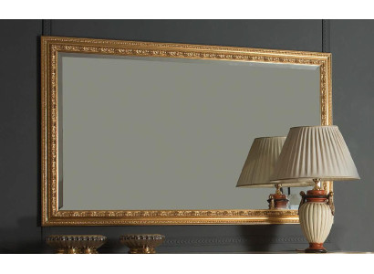 Italienische Klassischer Designer Spiegel Möbel Wandspiegel Holz Gold Möbel Neu