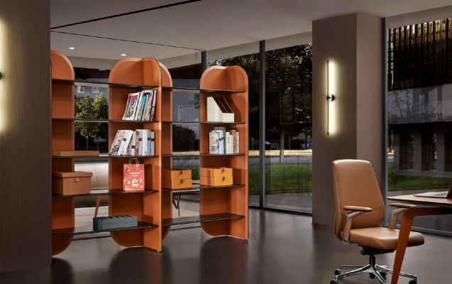 Design Wandregal Wohnzimmer Schränke Regale Bücherschrank