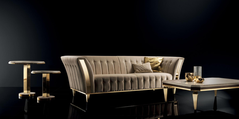 Dreisitzer Couch Polster Design Sofa 3 Sitz Sofas Zimmer Luxus Couchen Möbel Neu