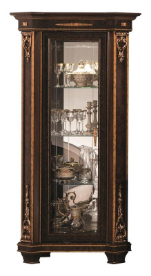 Vitrine Schrank Klassische Vitrinen Wohnzimmer Schränke Deko Anrichte Neu