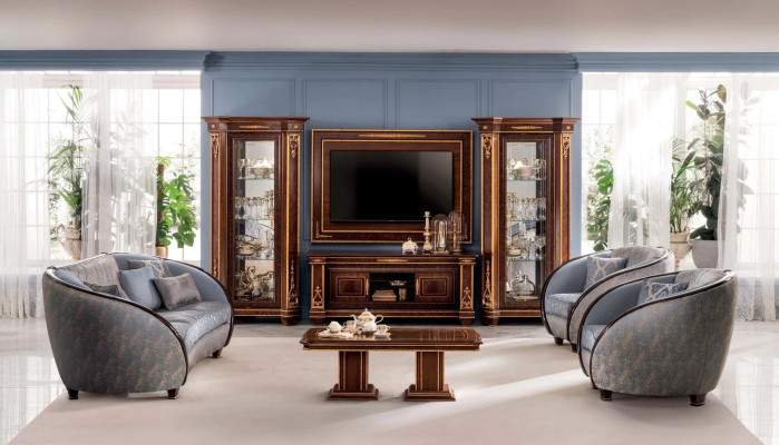Sideboard Holz Handarbeit Klassischer Unterschank RTV Fernsehschrank Möbel Neu