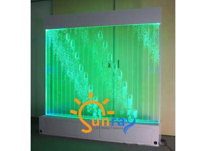 Moderne Trennwand Wasser Wände LED Wasserwand Beleuchtete Dekorative Wand