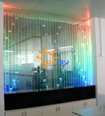 Wandpaneel mit Wasserblasen LED Wasserwand Designer Dekorative Wasser Wand