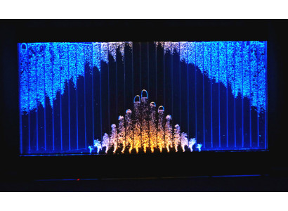 Moderne Trennwand Wasser Wände LED Wasserwand Dekorative Beleuchtete Wand