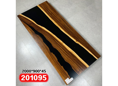 Tisch Esstisch Tische Epoxid Harz Epoxy Echtes Holz Massive Design