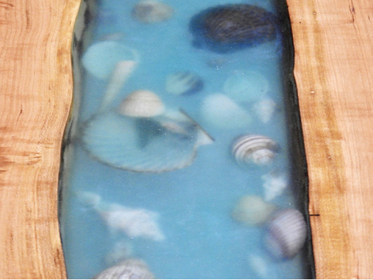 Beistelltisch Couchtisch Epoxy Möbel Designer Tisch Epoxidharz Tische 120x70cm