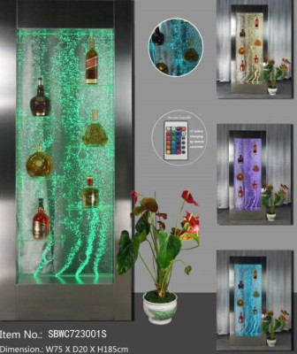 Regale Designer Beleuchtet Led Wasser Wand Bar Regal Säule