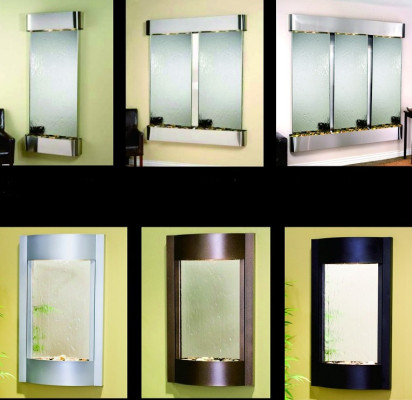 Led Wasserwand Design Wasser Säulen Wasserfall Bild Rahmen 56*117