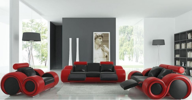 Patentiertes Design Komplett Sofagarnitur Wohnzimmer Set Couch Sofa Garnitur Neu