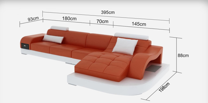 Eck Sofa Couch Polster Tisch Couchen Sofas Wohnlandschaft Luxus Garnitur