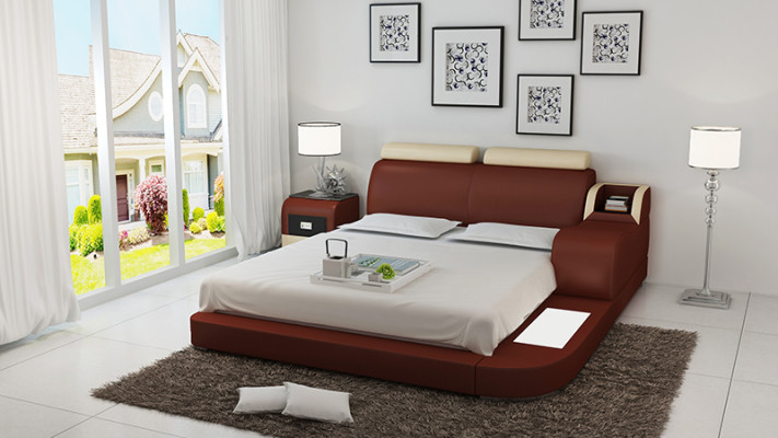 Wohnlandschaft Ecksofa Sofa Couch U Form Polster Couchen Leder Design Beleuchtet