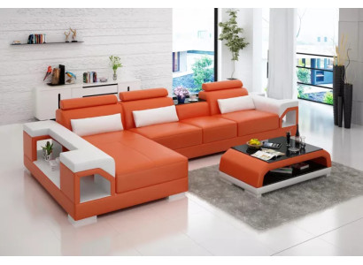 Design Eckcouch Sofa Ecksofa Sofas Couch Polster Eckgarnitur Sitzgarnituren 2tlg